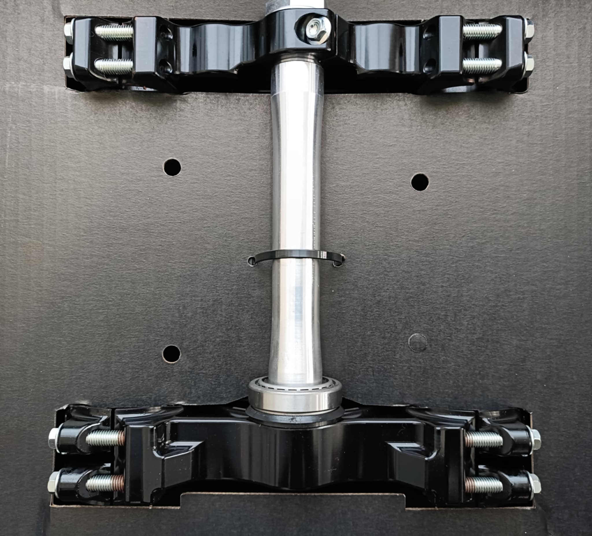 LOT 17 -  ECE Race Products triple clamps 